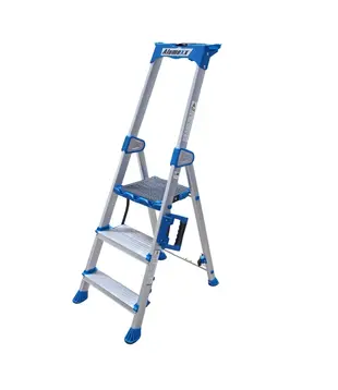 Alumexx Twin-deck escabeau de maison 3 marches