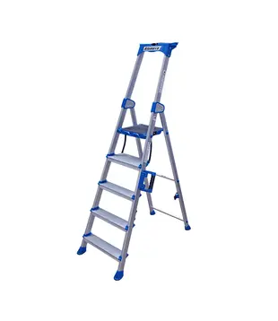 Alumexx Twin-deck escabeau de maison 5 marches