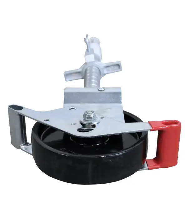 EuroScaffold Gerüsträder 200 mm mit Stahlspindel 800 kg nylon (4 Stück)