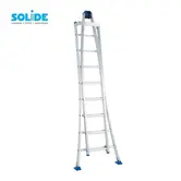 Solide ruitenwasserladder 2x8 sporten