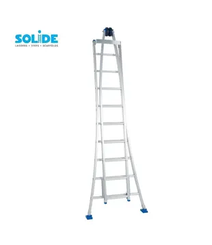 Solide ruitenwasserladder 2x9 sporten