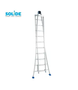 Solide ruitenwasserladder 2x10 sporten