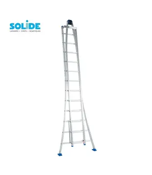 Solide ruitenwasserladder 2x12 sporten