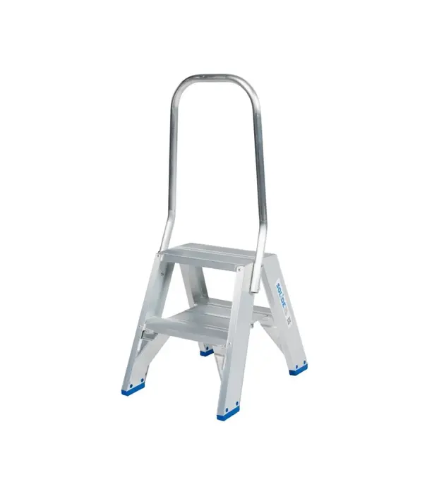 Solide Solide Stufen-Stehleiter beidseitig begehbar 2 x 2 Sprossen DT02