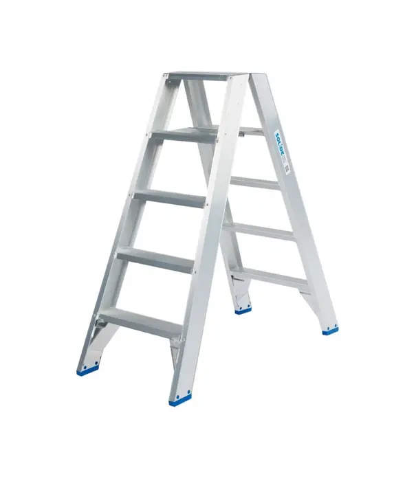 Solide Escabeau double Solide 2 x 5 marches DT05