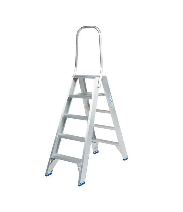 Solide Escabeau double Solide 2 x 5 marches DT05