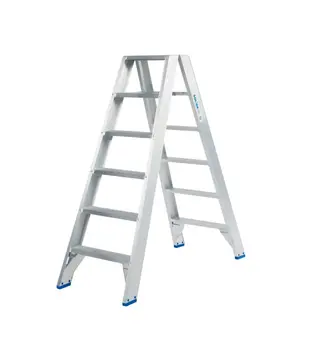 Solide dubbele trap 2 x 6 treden DT06