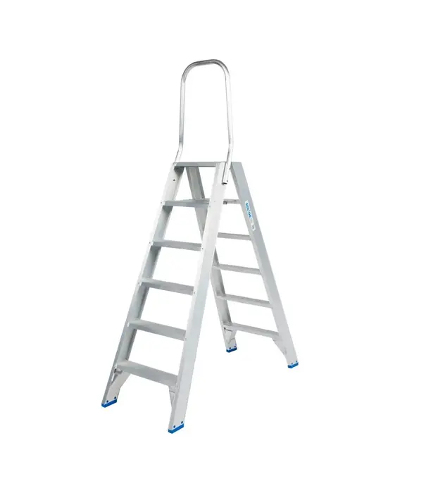 Solide Escabeau double Solide 2 x 6 marches DT06