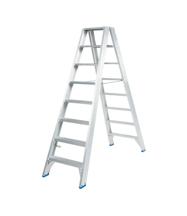 Solide Solide Stufen-Stehleiter beidseitig begehbar 2 x 8 Sprossen DT08