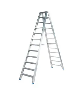 Solide dubbele trap 2 x 12 treden DT12