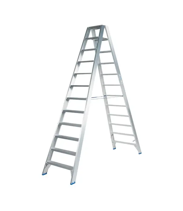 Solide Escabeau double Solide 2 x 12 marches DT12