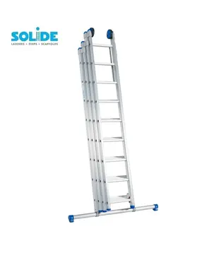 Solide 4-delige schuifladder 4x8 sporten