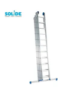 Solide 4-delige schuifladder 4x10 sporten