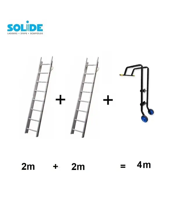Solide Solide dakladder set 4 m