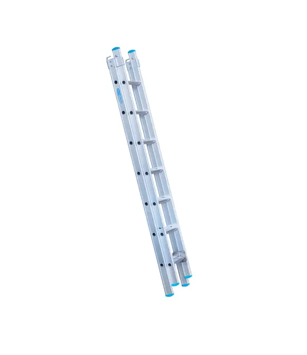 Eurostairs Eurostairs tweedelige ladder recht 2x7 sporten