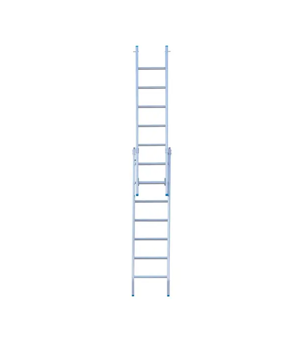 Eurostairs Eurostairs tweedelige ladder recht 2x7 sporten
