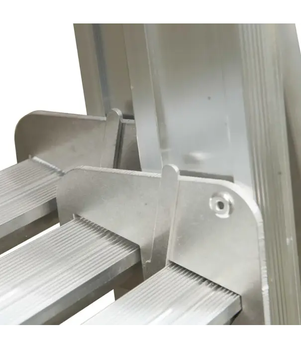 Eurostairs Échelle transformable avec traverse 3 plans Eurostairs 3x7 échelons