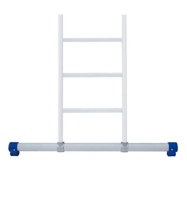 Eurostairs Eurostairs driedelige ladder 3x6 sporten met stabiliteitsbalk