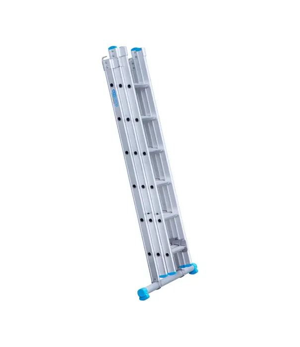 Eurostairs Eurostairs Mehrzweckleiter 3-teilig mit Traverse 3x6 Sprossen