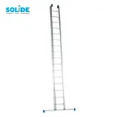 Solide Schiebeleiter 2-Teilig 2x16 Sprossen mit Traverse