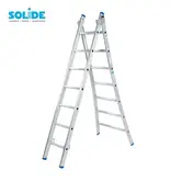 Solide Mehrzweckleiter 2x7 Sprossen