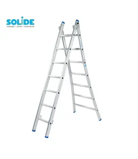 Solide omvormbare ladder 2x7 sporten