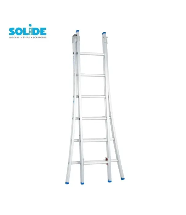 Solide Échelle transformable 2 plans Solide 2x6 échelons