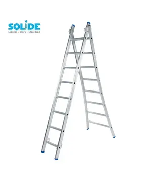 Échelle transformable 2 plans Solide 2x8 échelons