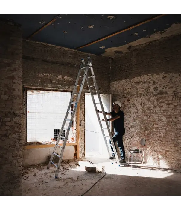 Solide Solide omvormbare ladder 2x9 sporten