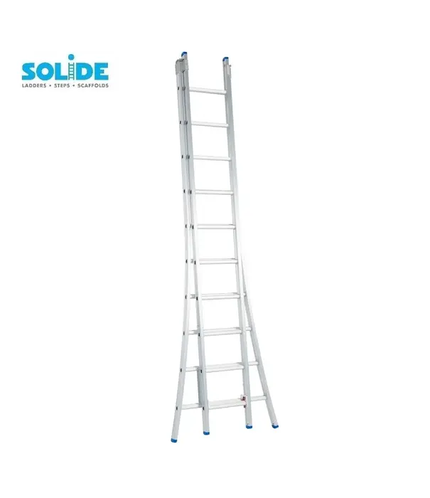 Solide Solide Mehrzweckleiter 2x10 Sprossen