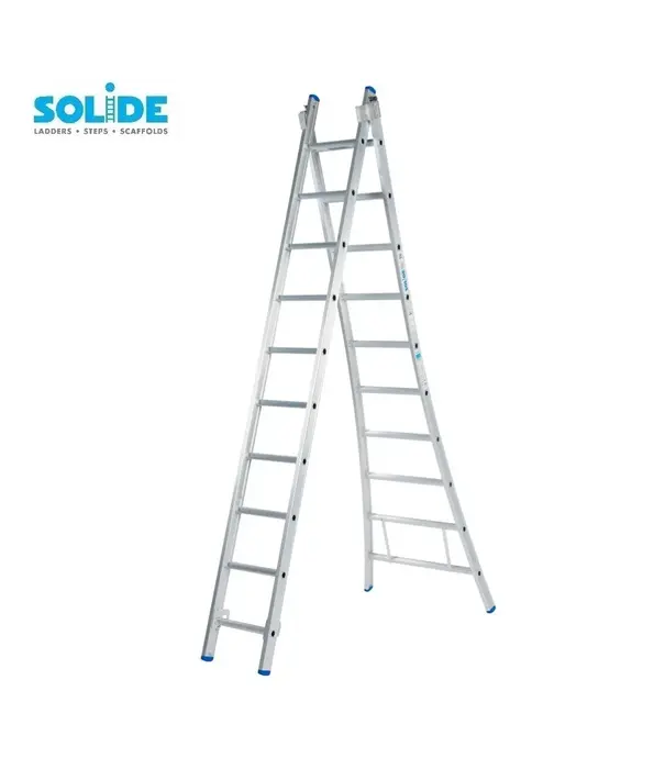 Solide Solide omvormbare ladder 2x10 sporten