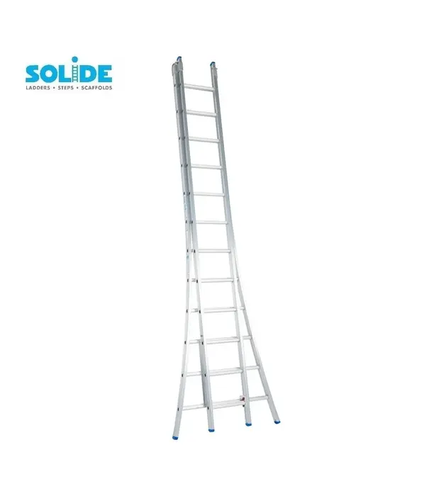 Solide Échelle transformable 2 plans Solide 2x12 échelons