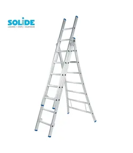 Échelle transformable 3 plans Solide 3x7 échelons