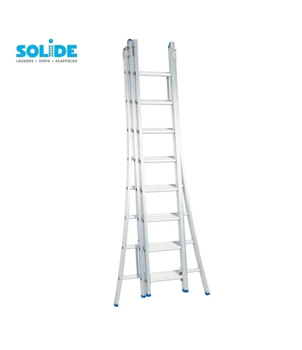 Solide Solide Mehrzweckleiter 3x8 Sprossen