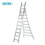 Solide omvormbare ladder 3x9 sporten