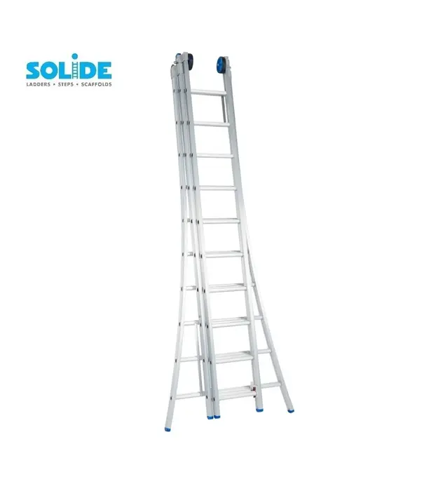Solide Solide Mehrzweckleiter 3x10 Sprossen