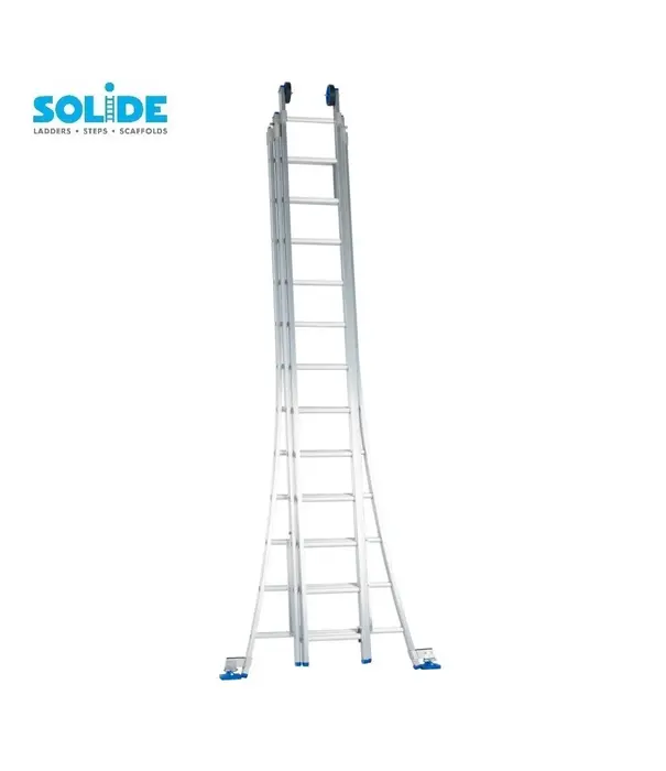 Solide Solide Mehrzweckleiter 3x12 Sprossen