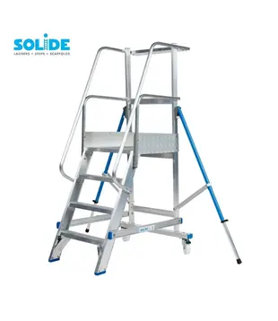 Solide mobiele bordestrap 4 treden MBT04