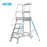 Solide mobiele bordestrap 5 treden MBT05