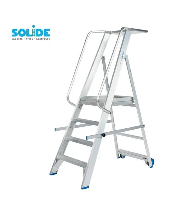 Solide Solide plooibaar mobiel platform 4 treden PMP04