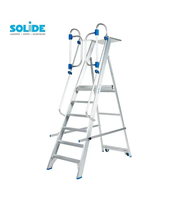 Solide Solide plateforme mobile pliable 6 marches PMP06