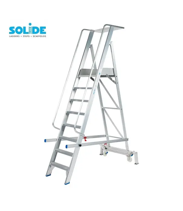 Solide Solide plooibaar mobiel platform 8 treden PMP08