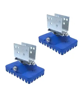 Solide pivoterende laddervoeten (2 stuks)