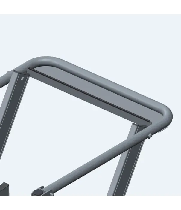 Tubesca - Comabi Escalier de rayonnage Tubesca 6 marches | Escalier mobile d’entrepôt