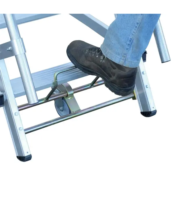 Tubesca - Comabi Tubesca mobiele bordestrap 8 treden | Verrijdbare magazijntrap