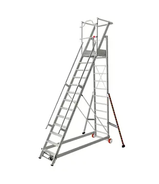 Escalier de rayonnage Tubesca 13 marches