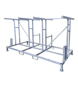 Rack de stockage pour échafaudage d'escalier