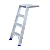 Eurostairs Trittleiter für Fuger Verputzer 4 Stufen