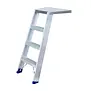 Eurostairs Trittleiter für Fuger Verputzer 4 Stufen