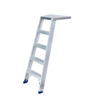 Eurostairs Trittleiter für Fuger Verputzer 5 Stufen